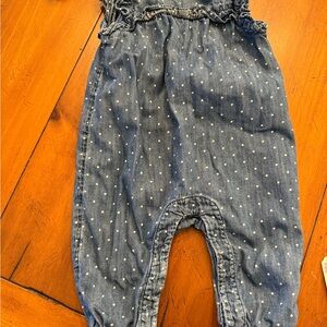 GAP Blue Polka Dot Overalls